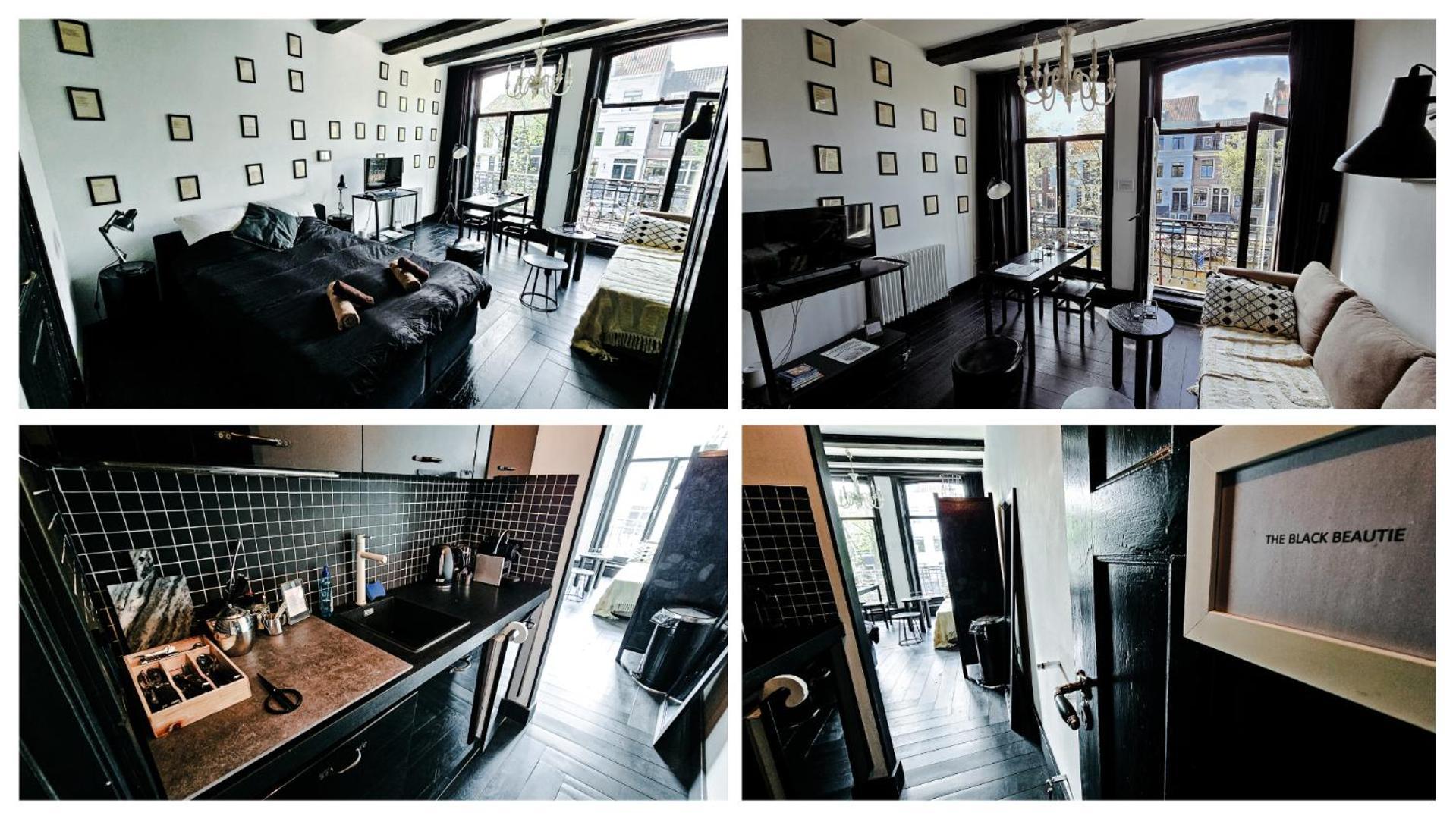 The Black Beauty Private Studio With Canal View From 1799 Amsterdam Eksteriør billede
